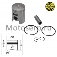 motoserp.ru - Поршень Honda DIO AF18/24/27  D39(std); p-12 CN Скутер (ком) (R1 (ML 2302 (Мир 10731 (MT P-7484 (ANKON 009086 (Tures 000009146 - МотоВелоЦентр г.Серпухов