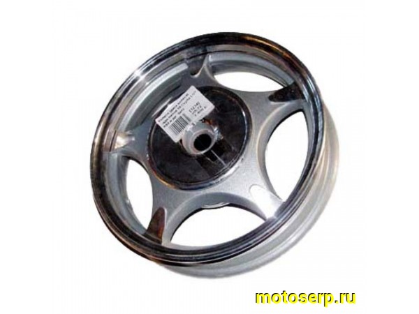 Купить  Колесо 10" заднее (диск колеса) литое 2,15-10" 4так (19 шлиц) (бараб.торм 110mm) R50, Storm (шт) (R1 купить с доставкой по Москве и России, цена, технические характеристики, комплектация фото  - motoserp.ru