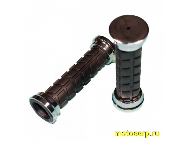 Купить  Грипсы (ручки, резинки) на руль 120 мм хром окантовка Вело (пар)  (ML 3183 (R4 (Дан купить с доставкой по Москве и России, цена, технические характеристики, комплектация фото  - motoserp.ru