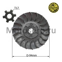 motoserp.ru - Шкив, щека, наружный переднего вариатора Yamaha JOG 50 (щека D-94mm, 17зуб.) (шт) (R1 (MT S-4082 (MT S-1965 - МотоВелоЦентр г.Серпухов