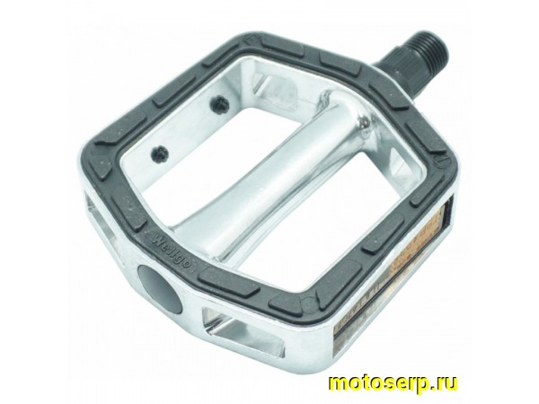 Купить  Педали М14 алюминиевые тип BMX LU-214 прорезиненые Вело (пар) (Велом 360039 купить с доставкой по Москве и России, цена, технические характеристики, комплектация фото  - motoserp.ru