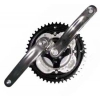 motoserp.ru - Шатуны 3 зв.на квадрате. Алюм. 48/38/28 зуб SHIMANO PROWHEEL Вело (пар) (Велом 580064 - МотоВелоЦентр г.Серпухов