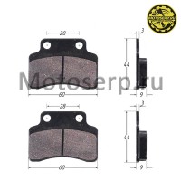 motoserp.ru - Колодки тормозные диск Stels Skif, Tactic, Stels VORTEX 150, Falcon Terrail  и др (передн.) (пар) (MT K-6497 (R1 (MOTO-SKUTER 00893 - МотоВелоЦентр г.Серпухов