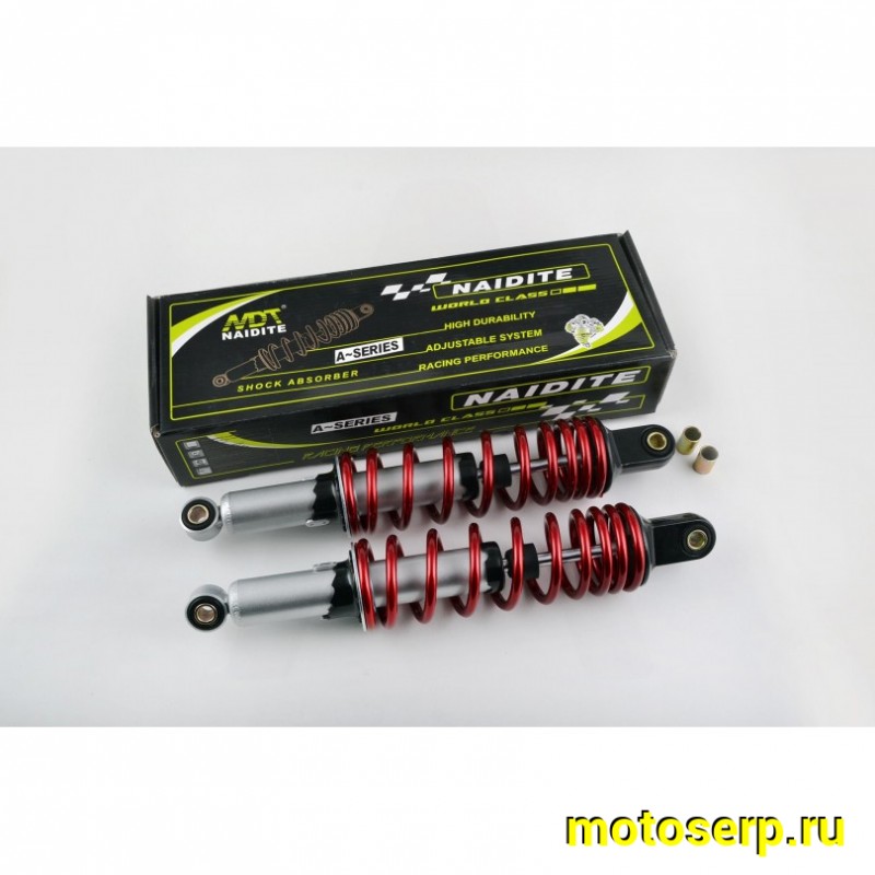 Купить  Амортизатор задний (L-340mm,D-12mm,d-10mm) Delta, Alpha, Альфа, Simpler и др (пар)  (Дан (MT A-0223 купить с доставкой по Москве и России, цена, технические характеристики, комплектация фото  - motoserp.ru