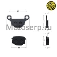 motoserp.ru - Колодки тормозные диск Yamasaki YM Scorpion, Cobra, Leader, Irbis TTR250-2 (шт) (задние) (пар) (R1 (TATA 16102518 (MM 35481 (MM 94168 (ML 6786 - МотоВелоЦентр г.Серпухов