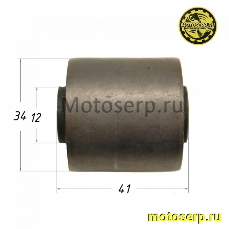 Купить  Сайлентблок крепления двигателя I ATV 300B (D-34mm, d-12mm, L-41mm) (шт) (0 купить с доставкой по Москве и России, цена, технические характеристики, комплектация фото  - motoserp.ru