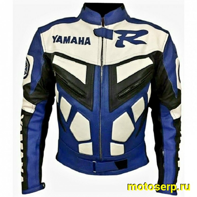 Купить  Куртка кожанная брендированная CN YAMAHA (уценка, потрескавшаяся кожа) (шт) (0 купить с доставкой по Москве и России, цена, технические характеристики, комплектация фото  - motoserp.ru
