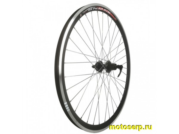 Купить  Колесо 26" двойное заднее под кассету, Disk  с креплен диска на втулке Вело (шт) (R4 (R5 26.06.ЗДК (26RCSDS) (Золотник 3062602-5 купить с доставкой по Москве и России, цена, технические характеристики, комплектация фото  - motoserp.ru
