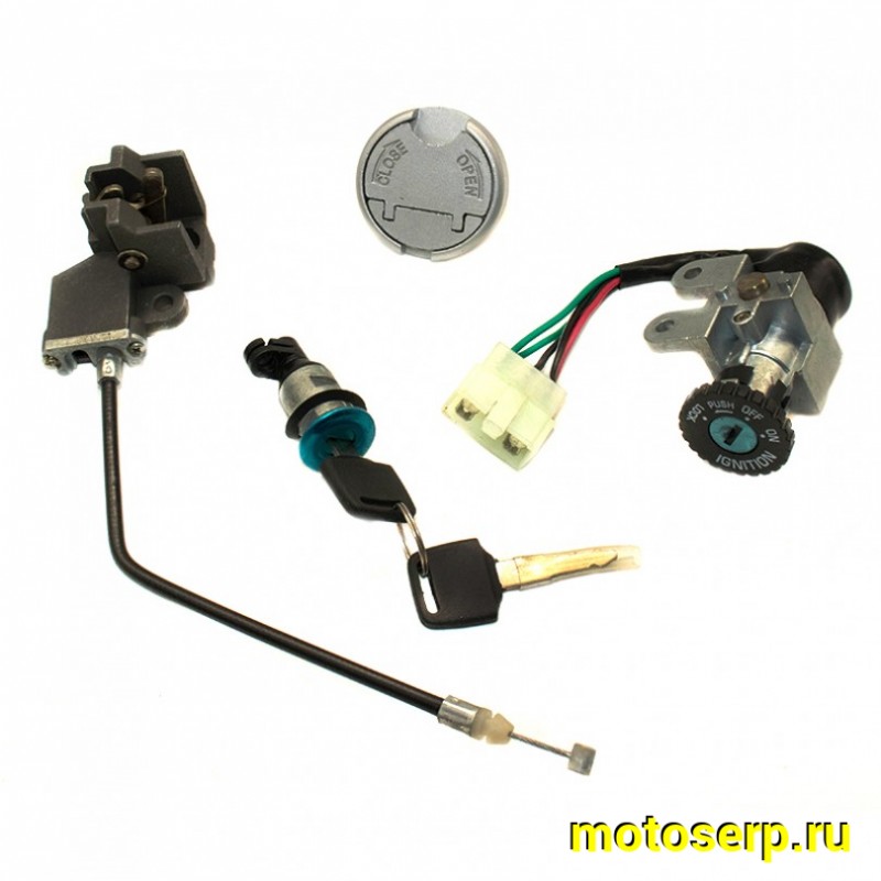 Купить  Замок зажигания (комплект замков) RACER Meteor и др (комп) (R1 (R2 купить с доставкой по Москве и России, цена, технические характеристики, комплектация фото  - motoserp.ru