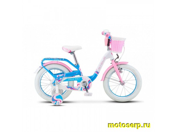 Купить  16" STELS PILOT-190 (Стелс Пилот-190) 16"; 1ск; рама-алюминий; тормоз-ножной; бок. колеса; мет. крылья и багажник (шт) (0 купить с доставкой по Москве и России, цена, технические характеристики, комплектация фото  - motoserp.ru