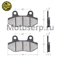 motoserp.ru - Колодки тормозные диск KAYO,TTR250-1,BSE125, ATHLETE, Honda LEAD,RADIUM300(перед) Scorpion YM, Cobra (пар) (MM 14907 (MT K-5072 (Кокурин - МотоВелоЦентр г.Серпухов