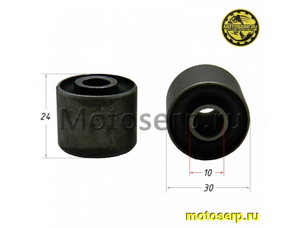 Купить  Сайлентблок (D-30mm, d-10mm, L-24/26mm) оси двиг  Suzuki Run, BM, Geelly (шт) (Ankon 022660 купить с доставкой по Москве и России, цена, технические характеристики, комплектация фото  - motoserp.ru