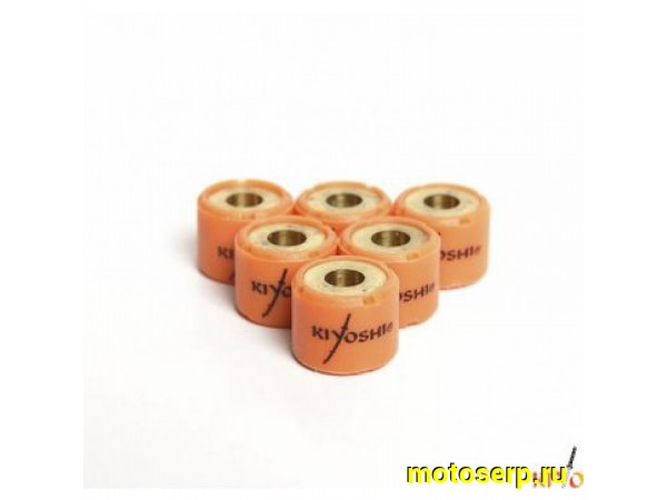 Купить  Грузики вариатора (ролики) R15*12  9,0 гр. 1E40QMB, Yamaha JOG KIYOSHI (6шт) (комп) (R1 купить с доставкой по Москве и России, цена, технические характеристики, комплектация фото  - motoserp.ru