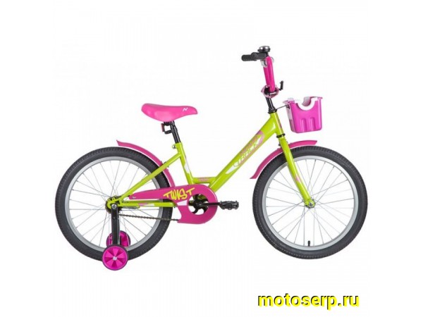 Купить  20" NOVATRACK TWIST (Новатрек Твист) 20"; 1ск; рама-сталь; тормоз-ножной (шт) (0 купить с доставкой по Москве и России, цена, технические характеристики, комплектация фото  - motoserp.ru