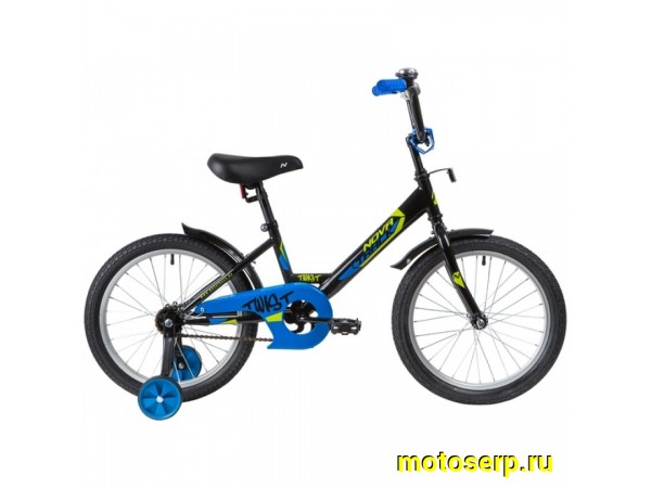 Купить  18" NOVATRACK TWIST (Новатрек Твист) 18"; 1ск; рама-сталь; тормоз-ножной (шт) (0  купить с доставкой по Москве и России, цена, технические характеристики, комплектация фото  - motoserp.ru