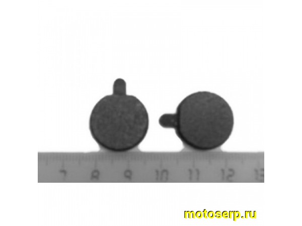 Купить  Колодки тормозные диск ВЕЛО круглые с усом малые D-18mm (шт) (Велом 510142 (R4 (R5 DS-23 (90387) (ML 7504 (Золотник 3122612-4 купить с доставкой по Москве и России, цена, технические характеристики, комплектация фото  - motoserp.ru