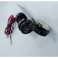 motoserp.ru - Прикуриватель для мотоцикла с USB входом и часами на крышке (без гнезда прикуревателя)  (шт) (MM 94088 - МотоВелоЦентр г.Серпухов