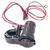 motoserp.ru - Прикуриватель мото 12V влагозащитный с крышкой, крепление на руль мото/квадро/снего (шт) (MM 94301 - МотоВелоЦентр г.Серпухов