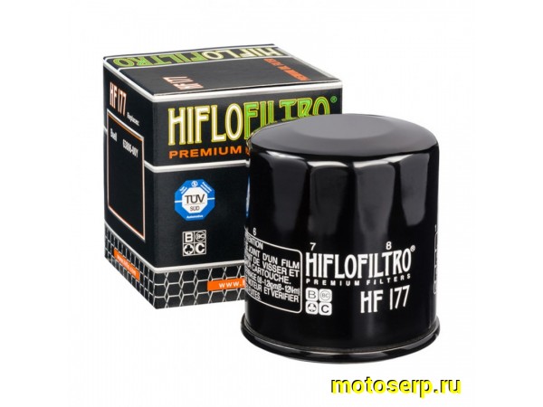 Купить  Масл. фильтр HI FLO HF177 62354 JP (шт) купить с доставкой по Москве и России, цена, технические характеристики, комплектация фото  - motoserp.ru