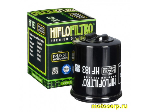 Купить  Масл. фильтр HI FLO HF183 74893 (шт) (TS купить с доставкой по Москве и России, цена, технические характеристики, комплектация фото  - motoserp.ru