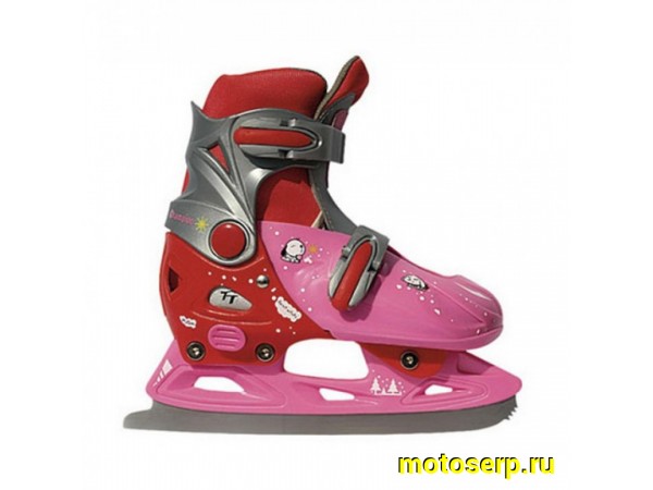 Купить  Коньки раздвижные Champion Pink р.33-36 CP33-36 (0 купить с доставкой по Москве и России, цена, технические характеристики, комплектация фото  - motoserp.ru