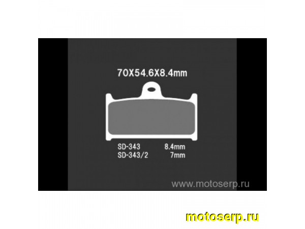 Купить  Тормозные колодки VD 343JL 00386 VESRAH дисковые JP (компл) (MRM купить с доставкой по Москве и России, цена, технические характеристики, комплектация фото  - motoserp.ru