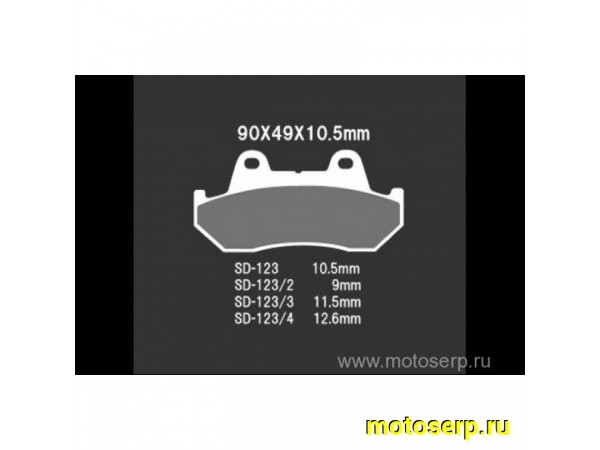 Купить  Тормозные колодки VD 123/2JL  00396 VESRAH дисковые JP (компл) (MRM купить с доставкой по Москве и России, цена, технические характеристики, комплектация фото  - motoserp.ru