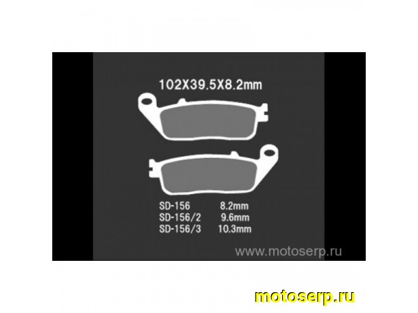 Купить  Тормозные колодки VD 156JL 00368 VESRAH дисковые JP (компл) (MRM купить с доставкой по Москве и России, цена, технические характеристики, комплектация фото  - motoserp.ru
