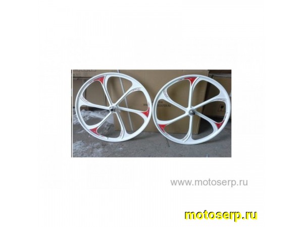 Купить  Колесо 26" литое перед/зад Модель HY-27 Disk с крепл диска на втулке (на пром. подшипниках)  (пар) (R3 купить с доставкой по Москве и России, цена, технические характеристики, комплектация фото  - motoserp.ru