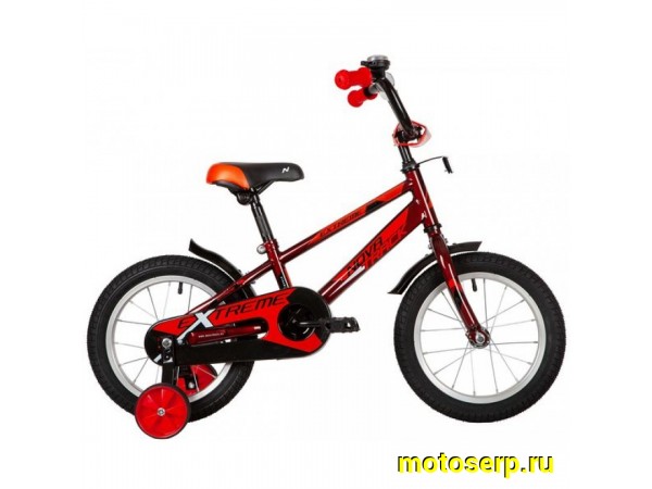 Купить  14" NOVATRACK EXTREME (Новатрек Экстрим) 14"; 1ск; рама-сталь; тормоз-ножной; (шт) (0 купить с доставкой по Москве и России, цена, технические характеристики, комплектация фото  - motoserp.ru