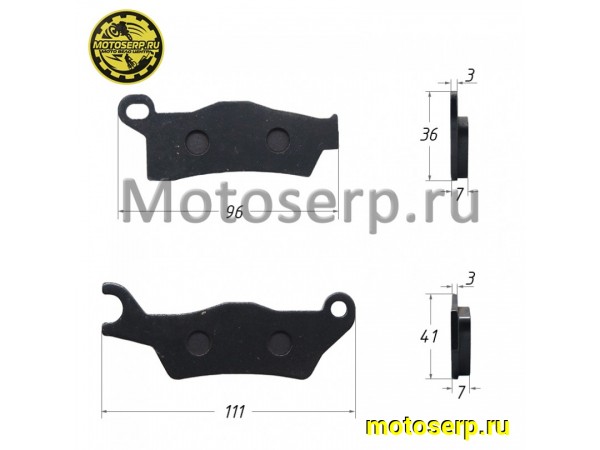 Купить  Колодки тормозные передние ATV G2 FL  BRP левые XMBP-618 (пар) (M95 (MM 28511  купить с доставкой по Москве и России, цена, технические характеристики, комплектация фото  - motoserp.ru
