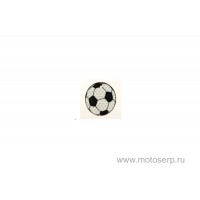 motoserp.ru - Светоотражатель, Значок световозвращающий "Футбольный мяч",  &Oslash; 55мм, COVA&trade; Вело (шт) - МотоВелоЦентр г.Серпухов