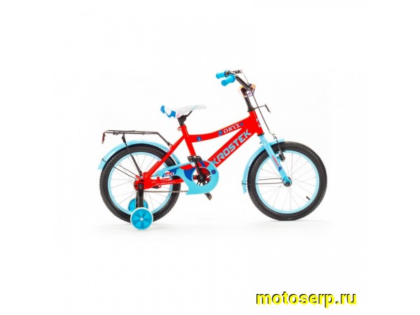 Купить  16" KROSTEK ONYX (Кростек Оникс) 16"; 1ск; рама-сталь; тормоз-ножной; боковые колеса (шт) (0 купить с доставкой по Москве и России, цена, технические характеристики, комплектация фото  - motoserp.ru
