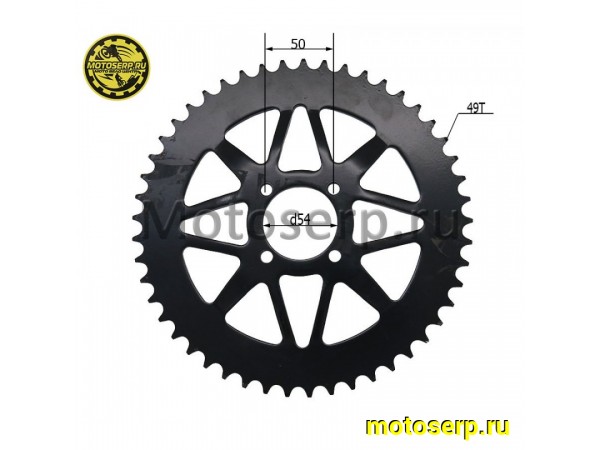 Купить  Звезда ведомая голая (венец) (520-49) (520-49T D-54mm, 4x50mm) KAYO T2 малая ступица (шт) (ML 6905 купить с доставкой по Москве и России, цена, технические характеристики, комплектация фото  - motoserp.ru