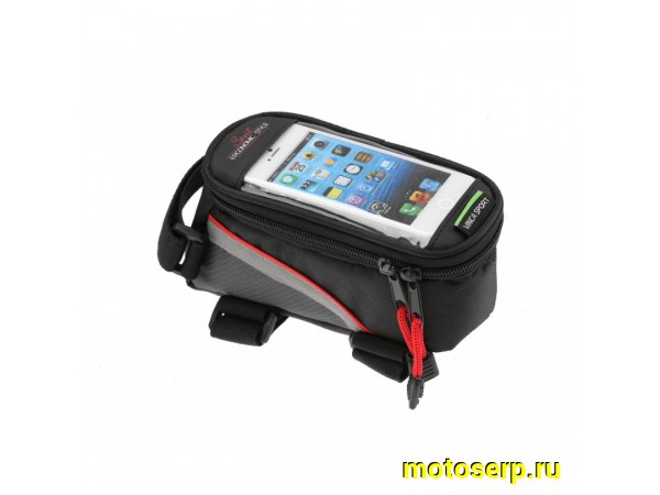 Купить  Подсумок (велосумка) на раму отделение для телефона PROTECT 190*90*100мм Вело (шт) (Бар FB 07 red (Бар FB 07S black/green (Бар FB 07S black/blue (Опти купить с доставкой по Москве и России, цена, технические характеристики, комплектация фото  - motoserp.ru