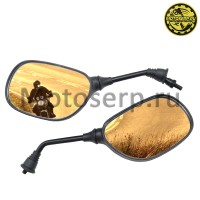 motoserp.ru - Зеркала (d-8mm, прав резьба) для скутера EMGO универсальное Мини (пар)11-02709 JP (R1 - МотоВелоЦентр г.Серпухов
