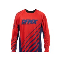 motoserp.ru - Джерси (футболка для мотокросса) DFMX CROSS RED 2024 (L) (шт) (0 - МотоВелоЦентр г.Серпухов