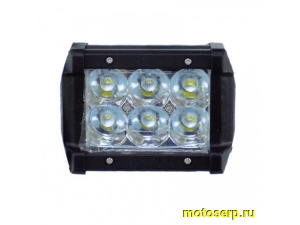 Купить  Фара, Светодиодная оптика  JT-2100-18W 2 ряда по 3 диода  (шт) (MM 27921 купить с доставкой по Москве и России, цена, технические характеристики, комплектация фото  - motoserp.ru