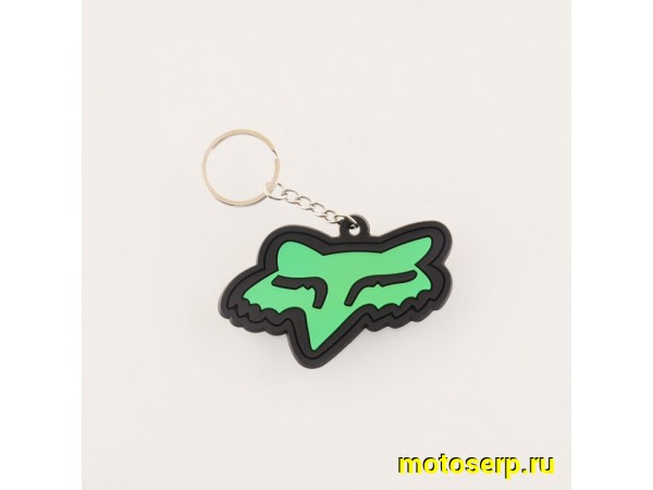 Купить  Брелок резиновый  "FOX"   (зеленый) (шт) (MT B-432 купить с доставкой по Москве и России, цена, технические характеристики, комплектация фото  - motoserp.ru