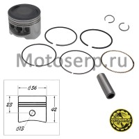 motoserp.ru - Поршень 156FMJ (YX140) D56; p-13;  h-42mm;  TTR150, KAYO-140, JMC, YCF (шт) (TATA 702000025 (ML 6413 - МотоВелоЦентр г.Серпухов
