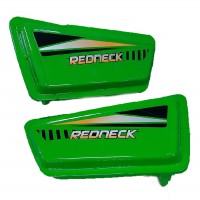 motoserp.ru - Крышка бардачка YM Redneck  (желтый, зеленый) (пар) (0 - МотоВелоЦентр г.Серпухов