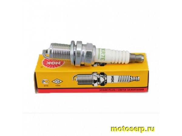 Купить  Свеча зажигания ( 7) NGK BKR7E  (шт) JP  	 купить с доставкой по Москве и России, цена, технические характеристики, комплектация фото  - motoserp.ru