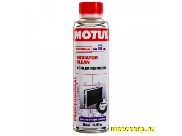 Купить  Очиститель радиатора MOTUL 300ml. (MOTUL 108125 купить с доставкой по Москве и России, цена, технические характеристики, комплектация фото  - motoserp.ru