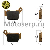 motoserp.ru - Колодки тормозные FA368TT, VD 997JL, KTM EXC 250; Husqvarna TE 250, GR7 задние (пар) (Лепилкин - МотоВелоЦентр г.Серпухов