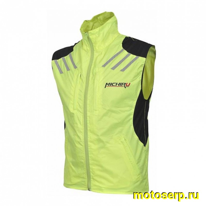 Купить  Жилет (куртка) текстиль MICHIRU Safety Vest (размеры S) (шт) (0 купить с доставкой по Москве и России, цена, технические характеристики, комплектация фото  - motoserp.ru