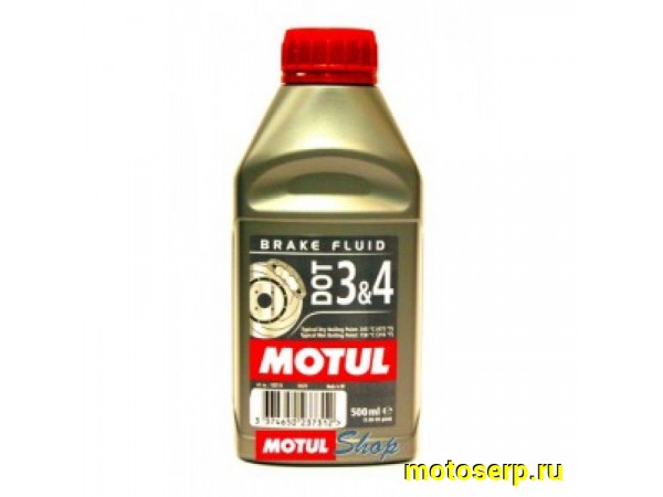 Купить  Тормозная жидкость DOT 3&4 Brake Fluid FL 0,5 литра  (MOTUL 102718 купить с доставкой по Москве и России, цена, технические характеристики, комплектация фото  - motoserp.ru