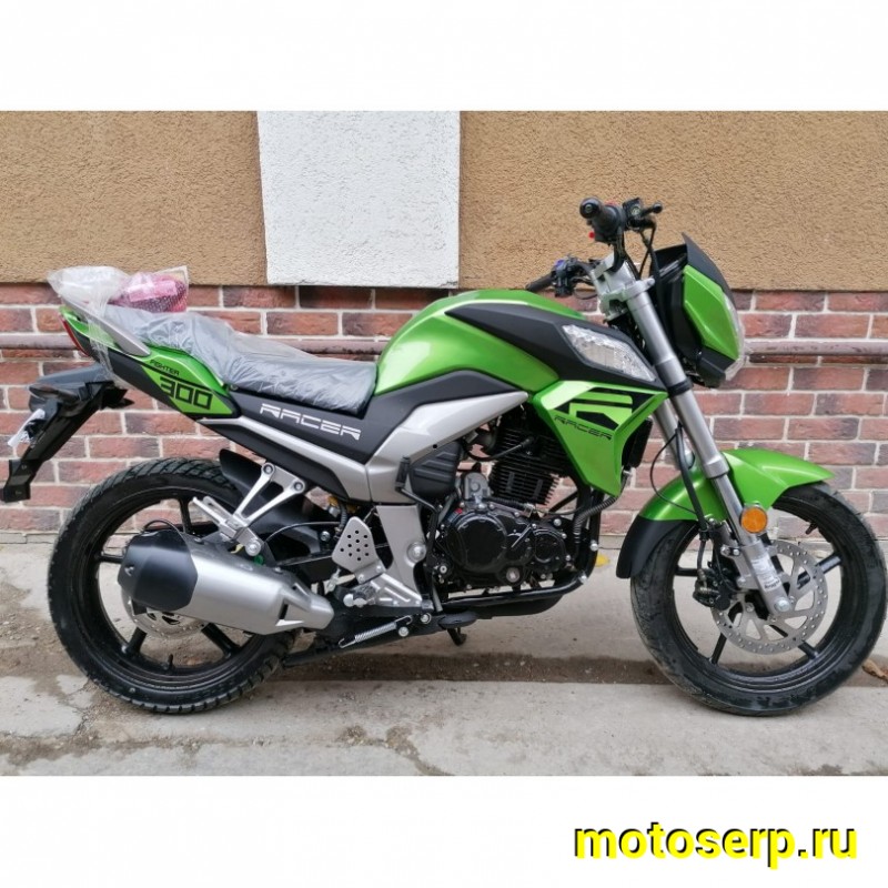 Купить  Мотоцикл RACER RC300CK-N Fighter 4так., 300сс, 2-х клап. с баланс. валом, 5 ск., возд. охл., кол. 17" (шт) купить с доставкой по Москве и России, цена, технические характеристики, комплектация фото  - motoserp.ru