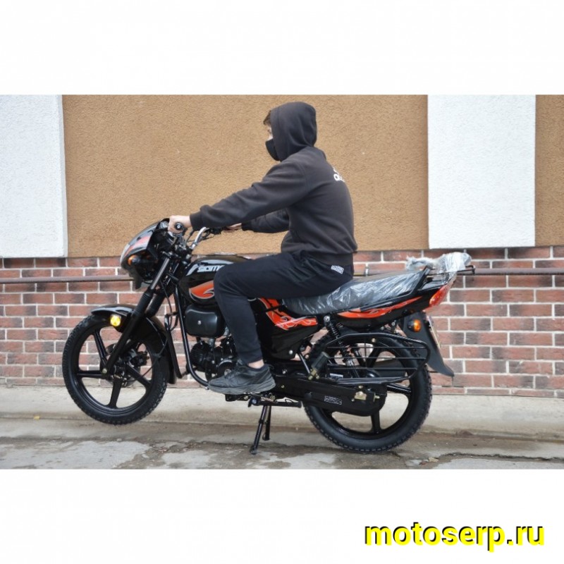 Купить  Мопед MM SIGMA SPORT 50 (VRX) (Сигма спорт)  50сс; колеса диск/барабан,  2.75-18" / 3.00-18", 4х КПП (шт) 01250 (MM купить с доставкой по Москве и России, цена, технические характеристики, комплектация фото  - motoserp.ru