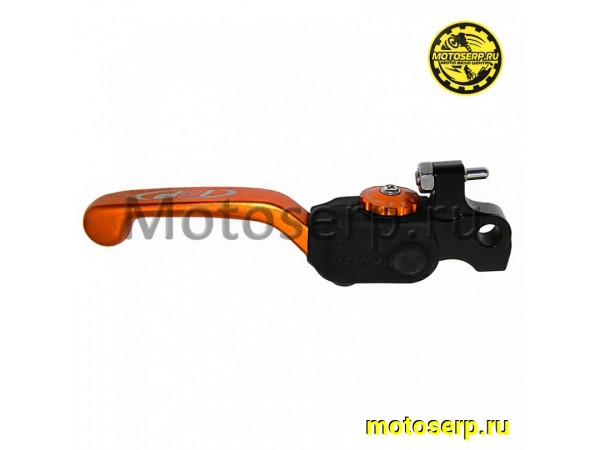 Купить  Рычаг тормоза правый диск (голый) ,T4,T6,K6,BSE,Avantis, GR1 складывающийся, оранжевый CNC (шт)  (SM 161-2641 купить с доставкой по Москве и России, цена, технические характеристики, комплектация фото  - motoserp.ru
