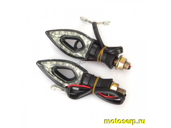 Купить  Поворотник диодный SM-PARTS  SMP-02A черные (пар) (SM 020246-776-8668 купить с доставкой по Москве и России, цена, технические характеристики, комплектация фото  - motoserp.ru